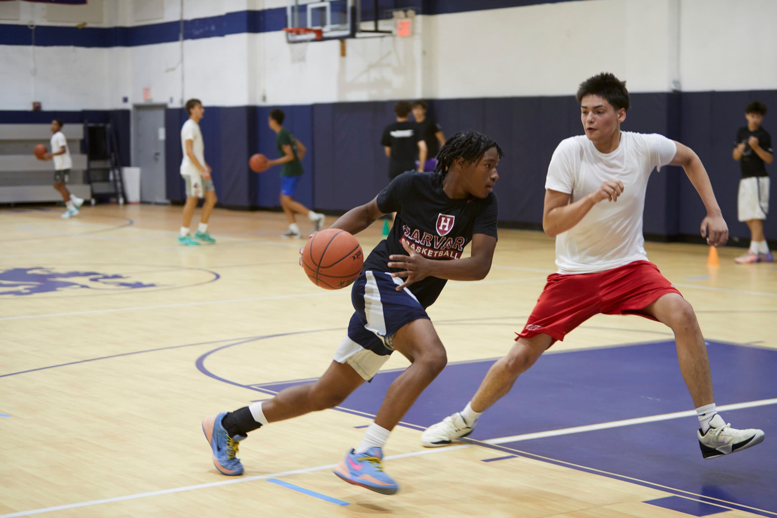 Metro United athletes training one-on-one