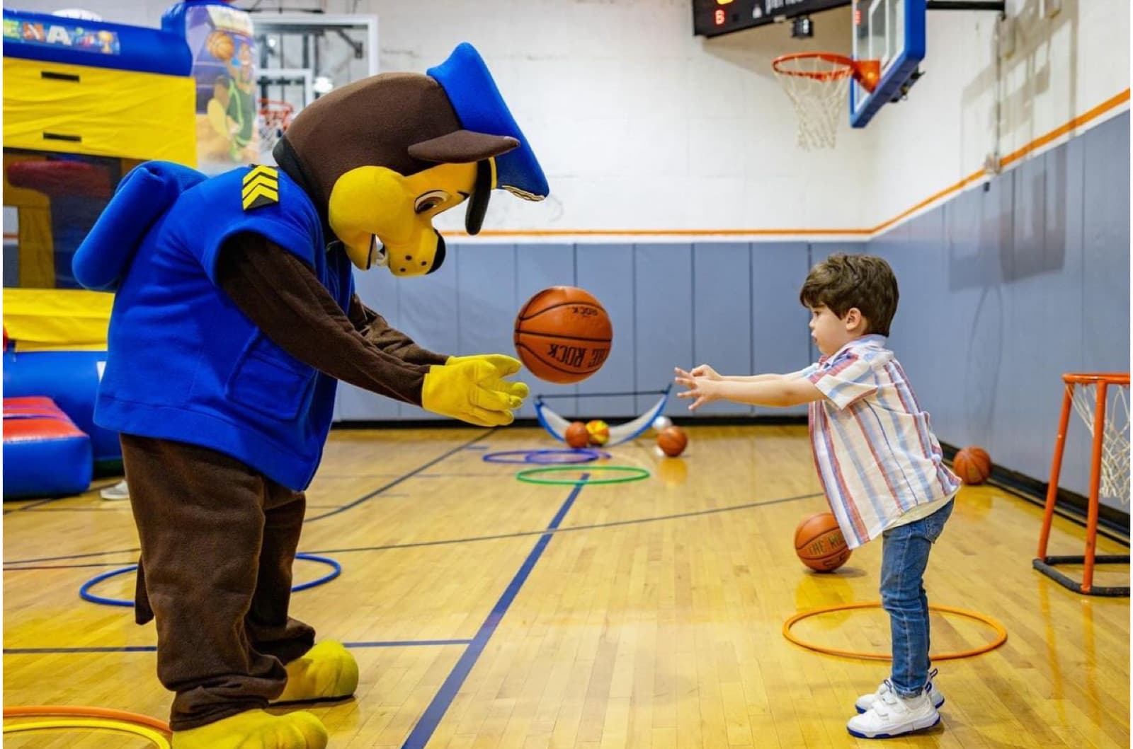 A basketball birthday party at Fastbreak